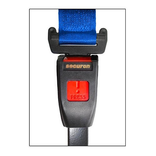 3-point 15 cmSecuron blue front seatbelt with inertia reel - UB38112