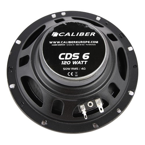  Haut-parleurs CALIBER 120 Watts sans grilles diam 16,5cm - UB60005-1 
