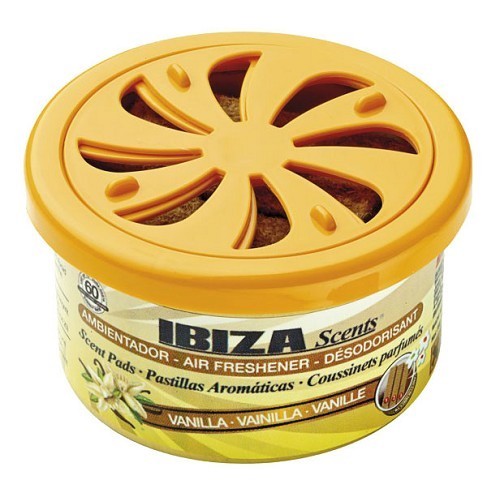  Boîte désodorisante IBIZA SCENTS - parfum vanille - 40g - UC01030 