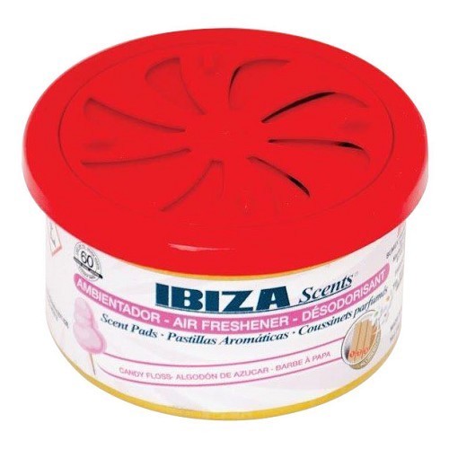  Boîte désodorisante IBIZA SCENTS - parfum barbe à papa - 40g - UC01032 