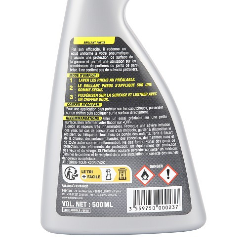 NEOCLEAN Ristrutturante per pneumatici - spray - 500ml - UC03132