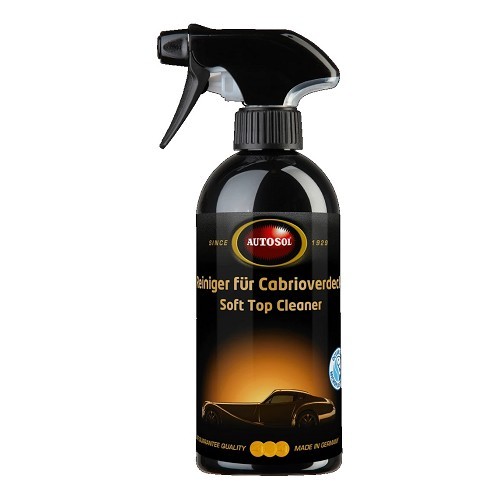     
                
                
    Nettoyant AUTOSOL pour capotes en tissu - en spray - 500ml - UC04021
