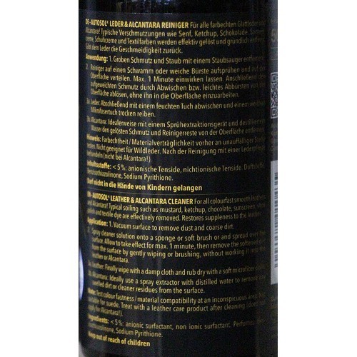 AUTOSOL Leather Reiniger  - UC04027