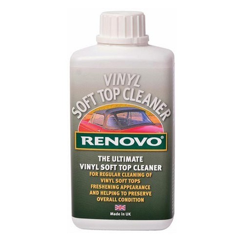    
                
                
    Nettoyant RENOVO pour capote en vinyle et PVC - flacon - 500ml - UC04031
