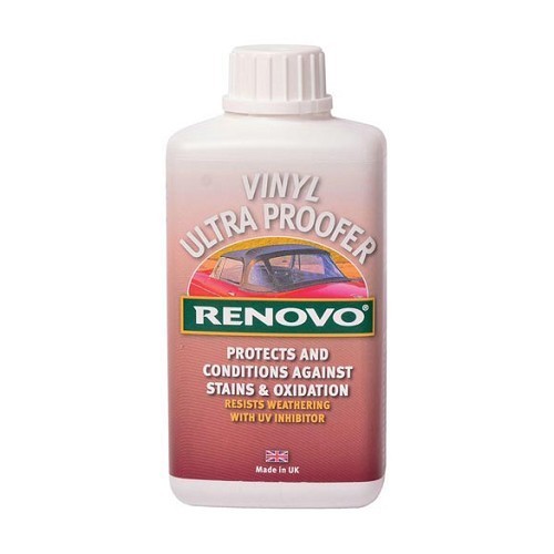  RENOVO waterafstotend middel voor vinyl en PVC soft tops - fles - 500ml - UC04033 