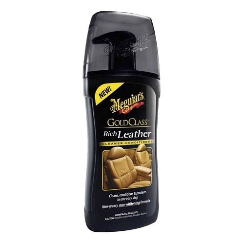  MEGUIAR'S Gold Leather Care Gel - frasco com bomba - 400ml - UC04039 
