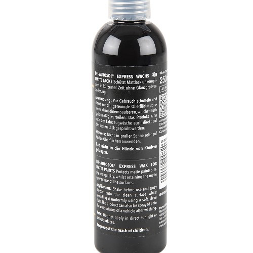 Autosol express wax Wachs für matten Lack 250 ML - UC04067