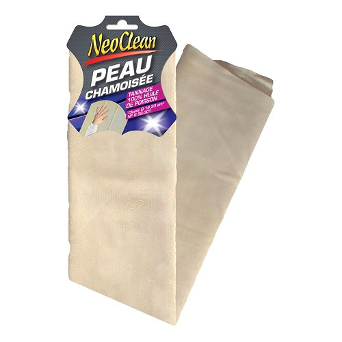     
                
                
    Peau chamoisée naturelle Neoclean 50x35cms - UC04085
