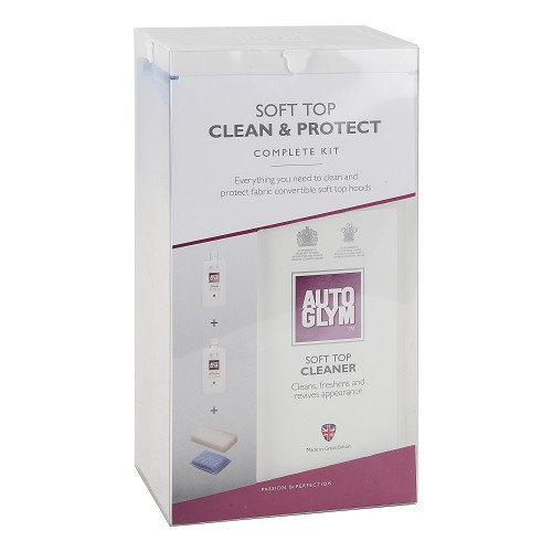     
                
                
    Kit nettoyage capote "Convertible soft top clean & protect" Autoglym - UC04095

