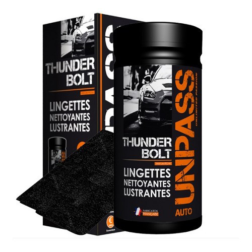     
                
                
    Box of 80 "Thunderbolt" Unpass cleaning-shine wipes - UC04117
