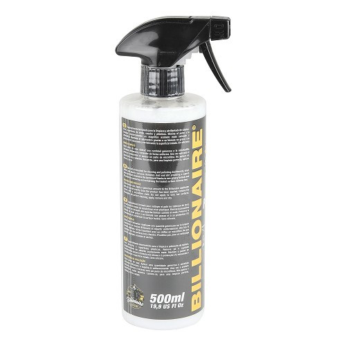 Plastic and vinyl cleaner vinyl protectant Billionaire satin matte finish 500ML - UC04119