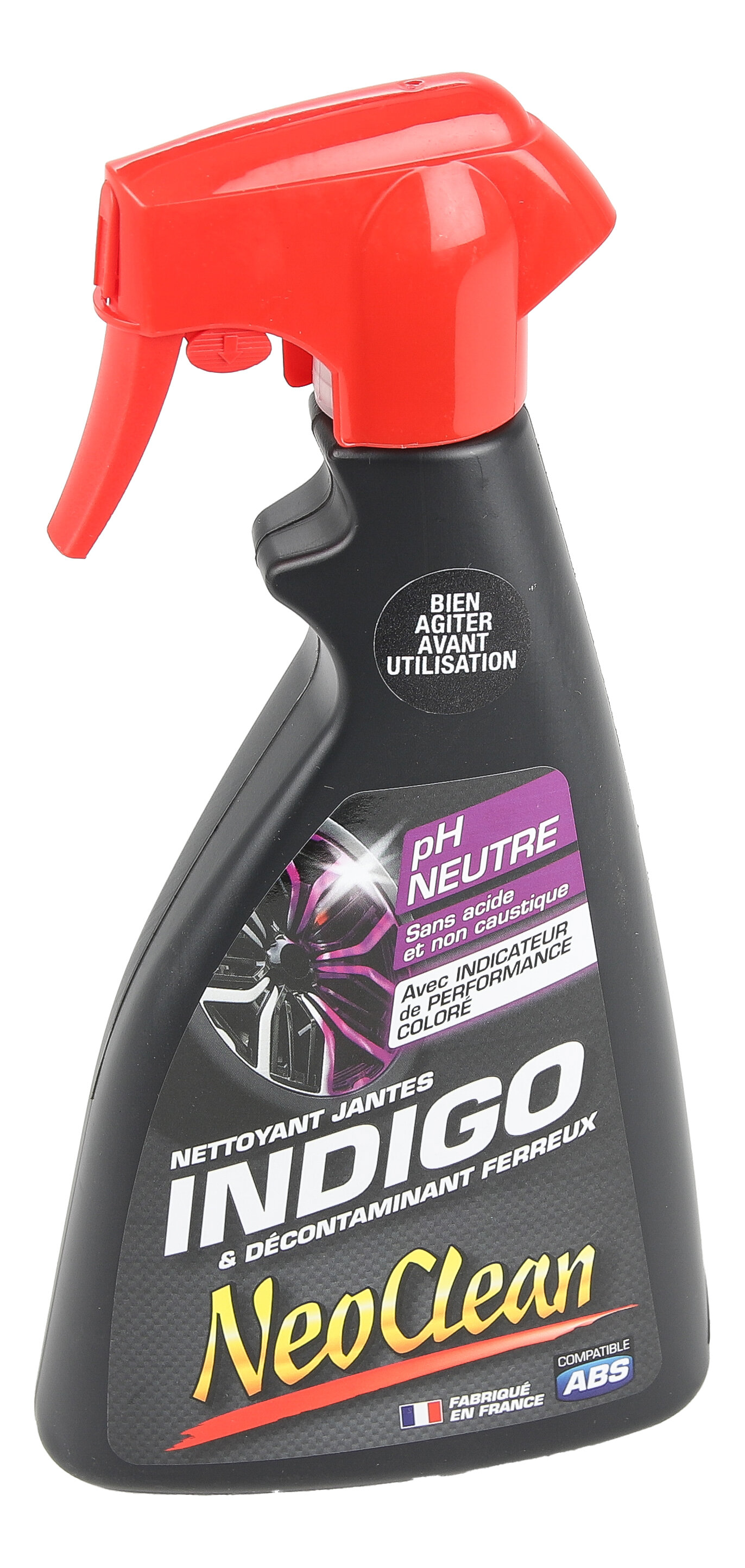 Nettoyant Jantes Alu Et Chromées NeoClean 500ml - Spécial Tuning, Nettoie Sans Frotter, Fabriqué En France