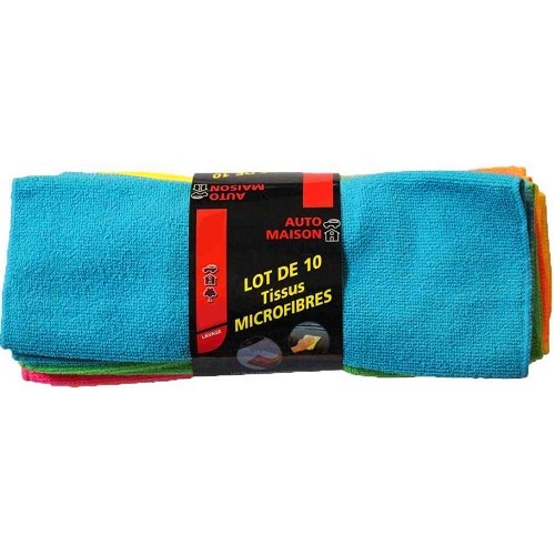     
                
                
    Set of 10 multi-purpose microfibres - 35x35 cm - UC04481
