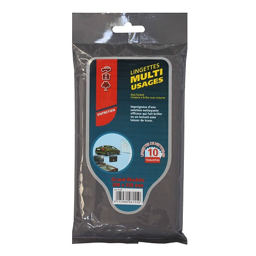     
                
                
    10 lingettes multiusages - UC04492
