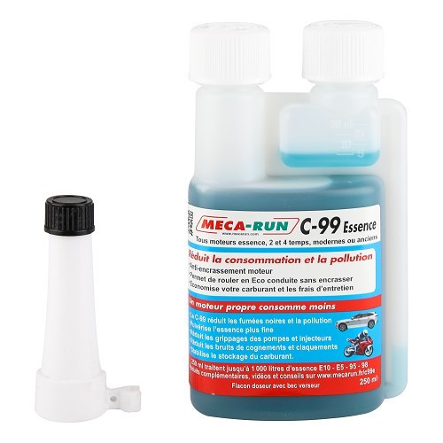  MECARUN C99 Benzine 2 en 4 takt motoren - brandstofbesparing behandeling 250ml - UC04516 