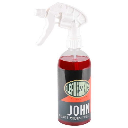  CLEANESSENCE Detailing JOHN Plástico Exterior e Pneus Gloss - 500ml - UC04520 
