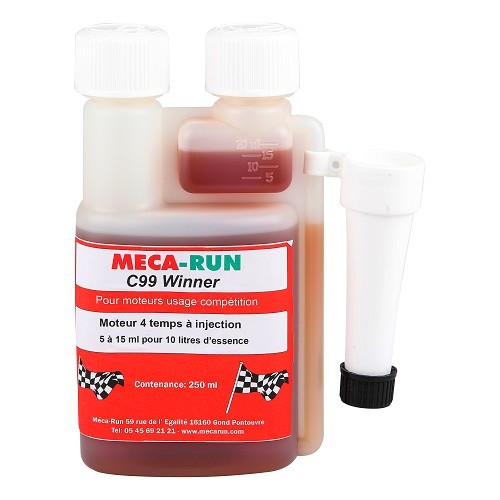  MECARUN C99 Winner 4-takt injectiemotoren - Wedstrijdbrandstofbehandeling 250ml - UC04529 