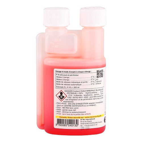  MECARUN P18 anti-desgaste e anti-fricção - tratamento de óleo 250ml - UC04542-2 
