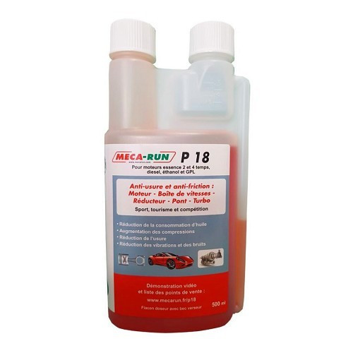  MECARUN P18 anti-desgaste e anti-fricção - tratamento de óleo 500ml - UC04543 