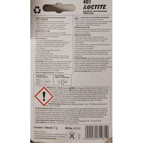  Adhesivoinstantáneo Loctite 3 gramos - UC10050-1 