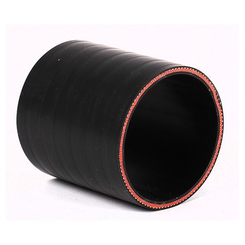  SAMCO straight fitting hose in matt black silicone - 65 mm - UC14025-1 