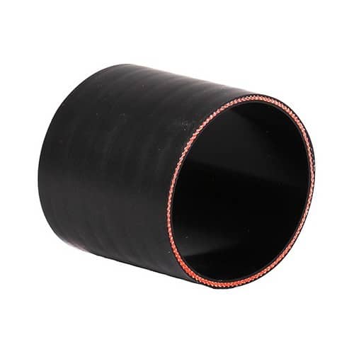  Tubo recto de silicona SAMCO, negro mate - 80 mm - UC14045-1 