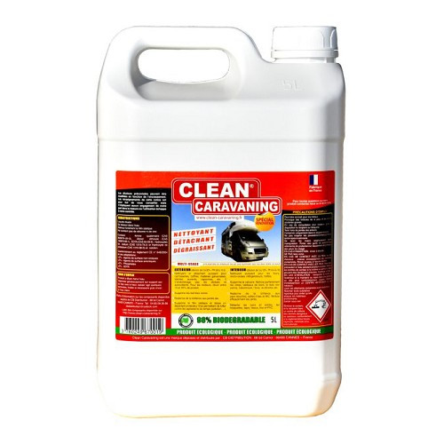     
                
                
    Nettoyant CLEAN CARAVANING - 4 litres - pour tissus et moquettes - UC19051
