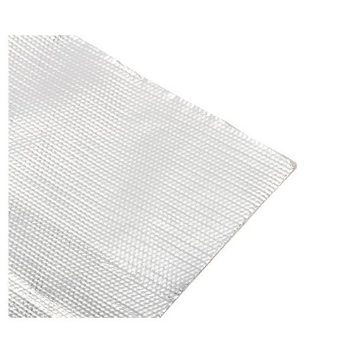  Ecrã térmico THERMO RACING em tecido de vidro aluminizado 1000 ºC, adesivo, 1 m2 - UC20034 