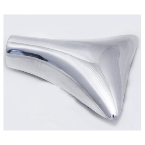  Polished aluminium whale tail exhaust tip - UC24005 