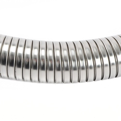  Tubo flessibile di scarico in acciaio inox, 50 mm - 1 m - UC24615-5 