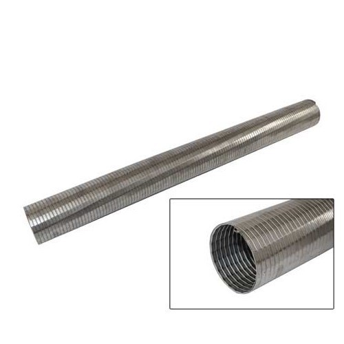  1 m de tubo de acero inoxidable de escape flexible - Diámetro: 65 mm - UC24630 