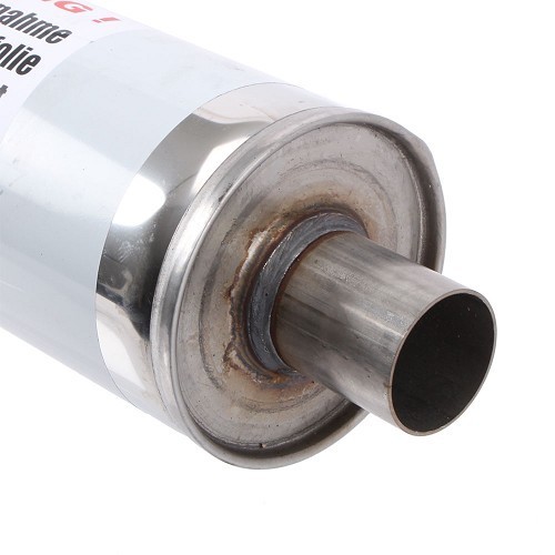 Silenziatore di scarico singolo in acciaio inossidabile (50 mm) - UC24885-4 