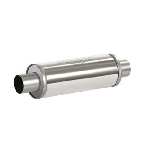  Silenziatore di scarico singolo in acciaio inox (55 mm) - UC24886 