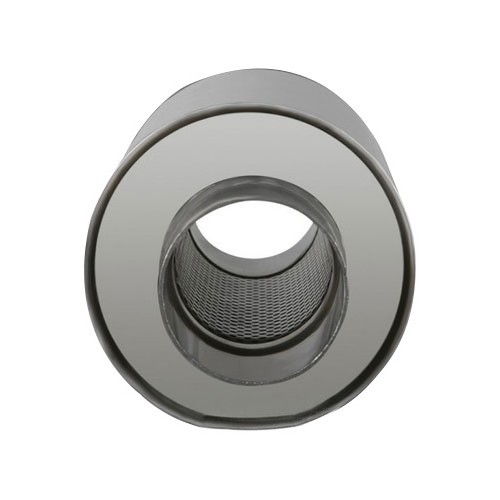  Cuerpo de silenciador de escape simple en acero inóx. (50 mm) - UC24895-1 