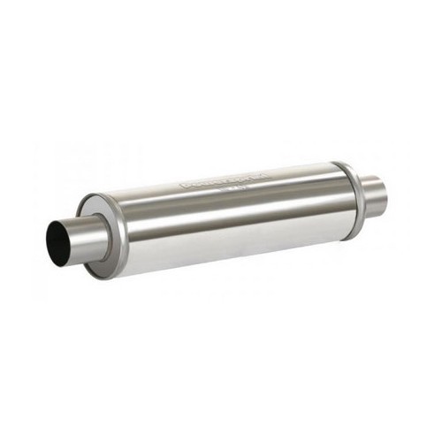  Stainless steel muffler body for single exhaust (50 mm) - UC24895 