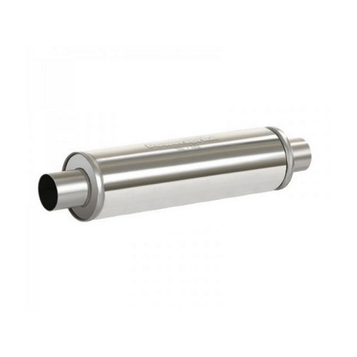  Silenziatore di scarico singolo in acciaio inox (55 mm) - UC24896 