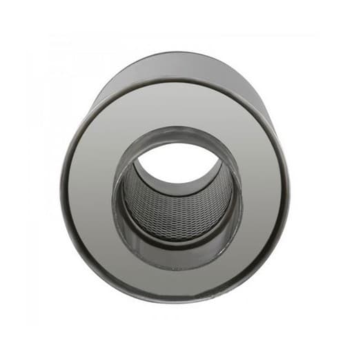  Corpo del silenziatore di scarico semplice in acciaio inox (60 mm) - UC24897-2 