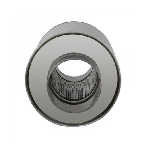 Corps de silencieux d'échappement simple en inox (60mm) - UC24897