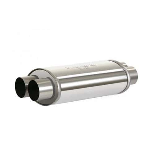  Stainless steel muffler body for dual exhaust (63.5 mm) - UC24903 