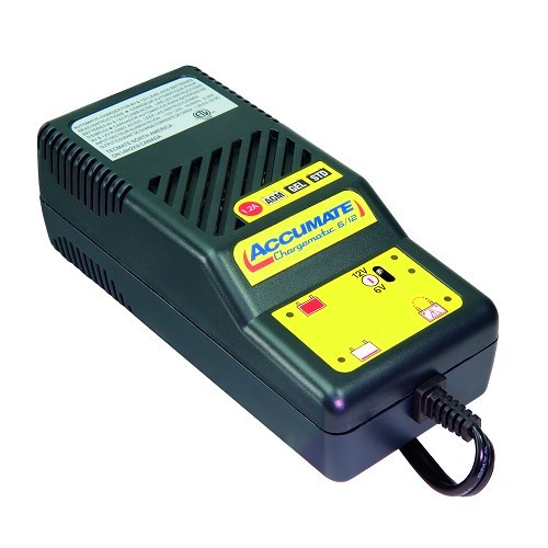  Chargeur & mainteneur de charge ACCUMATE pour batterie 6/12V, 1.2 A - UC30011-1 