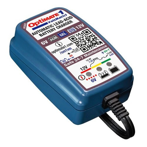  Cargador y mantenedor de carga para baterías 6/12 V, OPTIMATE OP1 VOLTMATIC - UC30069-6 