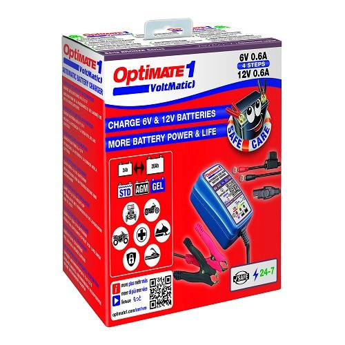  OPTIMATE OP1 VOLTMATIC charger & maintainer for 6/12V battery - UC30069-7 