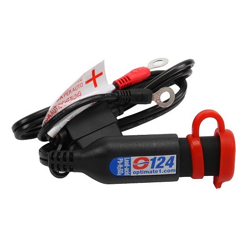     
                
                
    Câble avec indication de niveau charge de batterie pour chargeur OPTIMATE - UC30070
