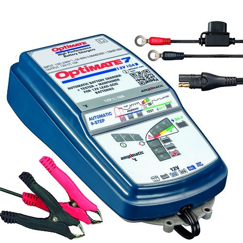  Ladegerät und Ladeerhalter für 12V-Batterie OPTIMATE 7 Ampmatic - UC30075-3 
