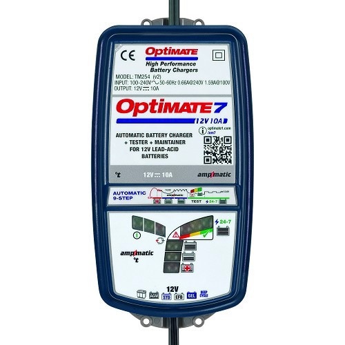  Cargador y mantenedor de baterías 12V OPTIMATE 7 Ampmatic - UC30075-4 