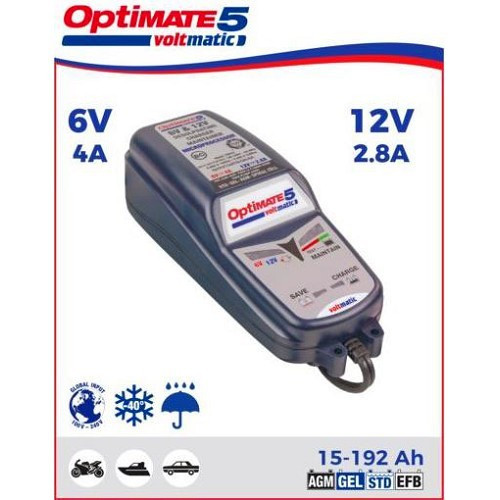  Optimate 5 6- und 12-Volt-Ladegerät, -Tester und -Erhaltungsgerät - UC30095-2 