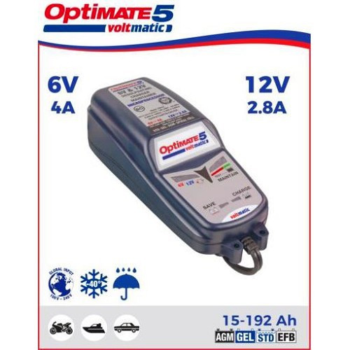 Optimate 5, 6 and 12 Volt battery charger, tester and maintainer - UC30095