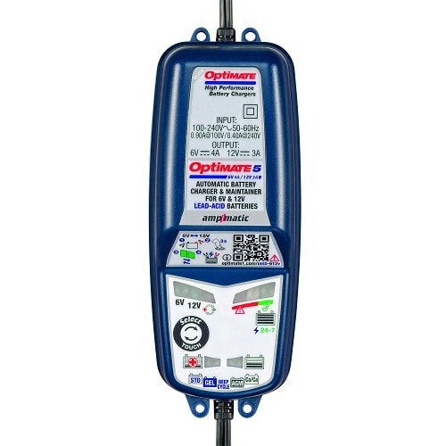  Optimate 5, 6 and 12 Volt battery charger, tester and maintainer - UC30095-4 