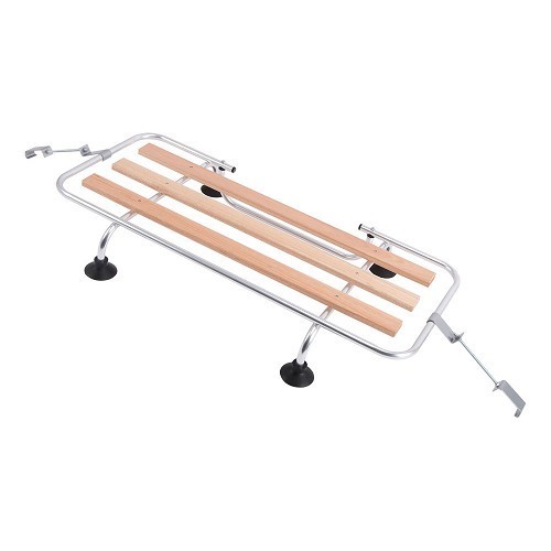  Veronique luggage rack with 3 wooden boards and suction cups - UC30910 