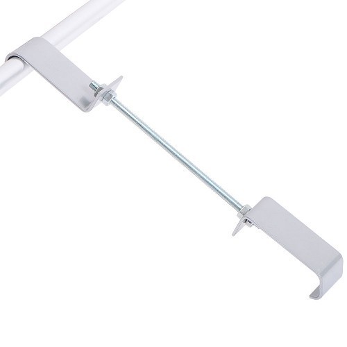 Portapacchi Veronique in inox con 3 barre e ventose - UC30920